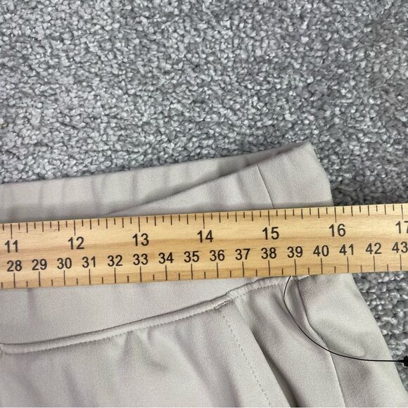 Yogalicious Pants Women's XL Beige Lux Avenue Straight Leg Elastic Waist Active - Picture 7 of 12